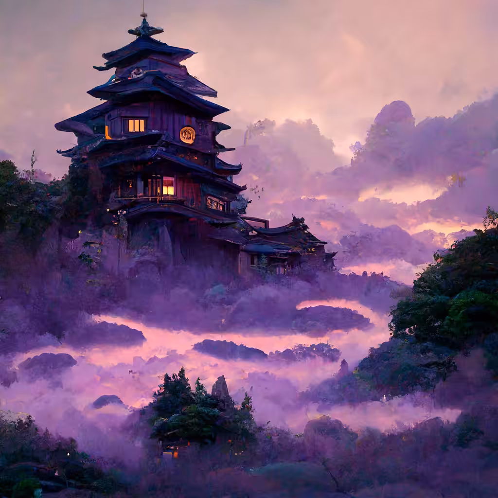 Purple temple
