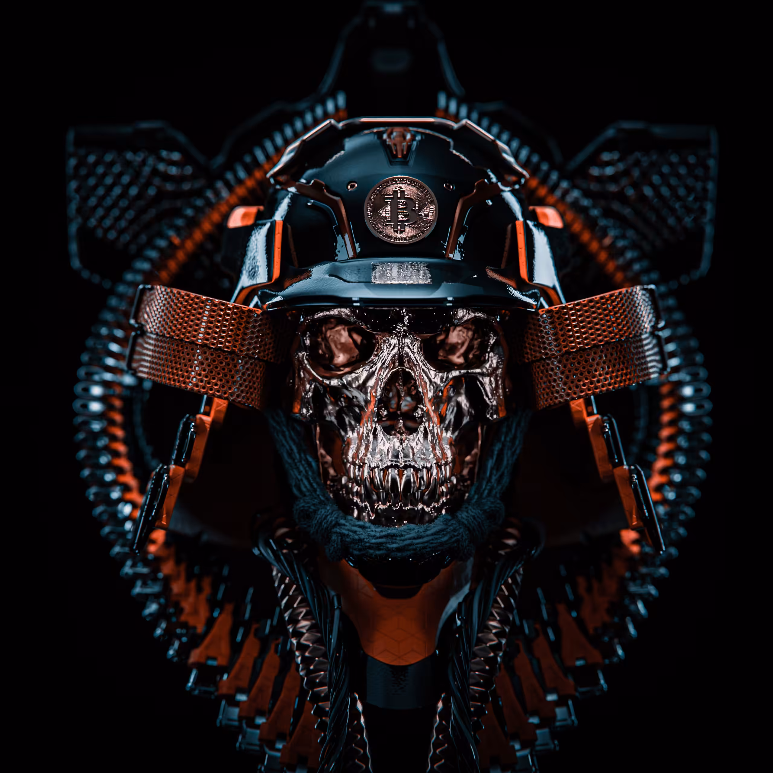 KRYPTO SKULLS BITCOIN SAMURAI EDITION