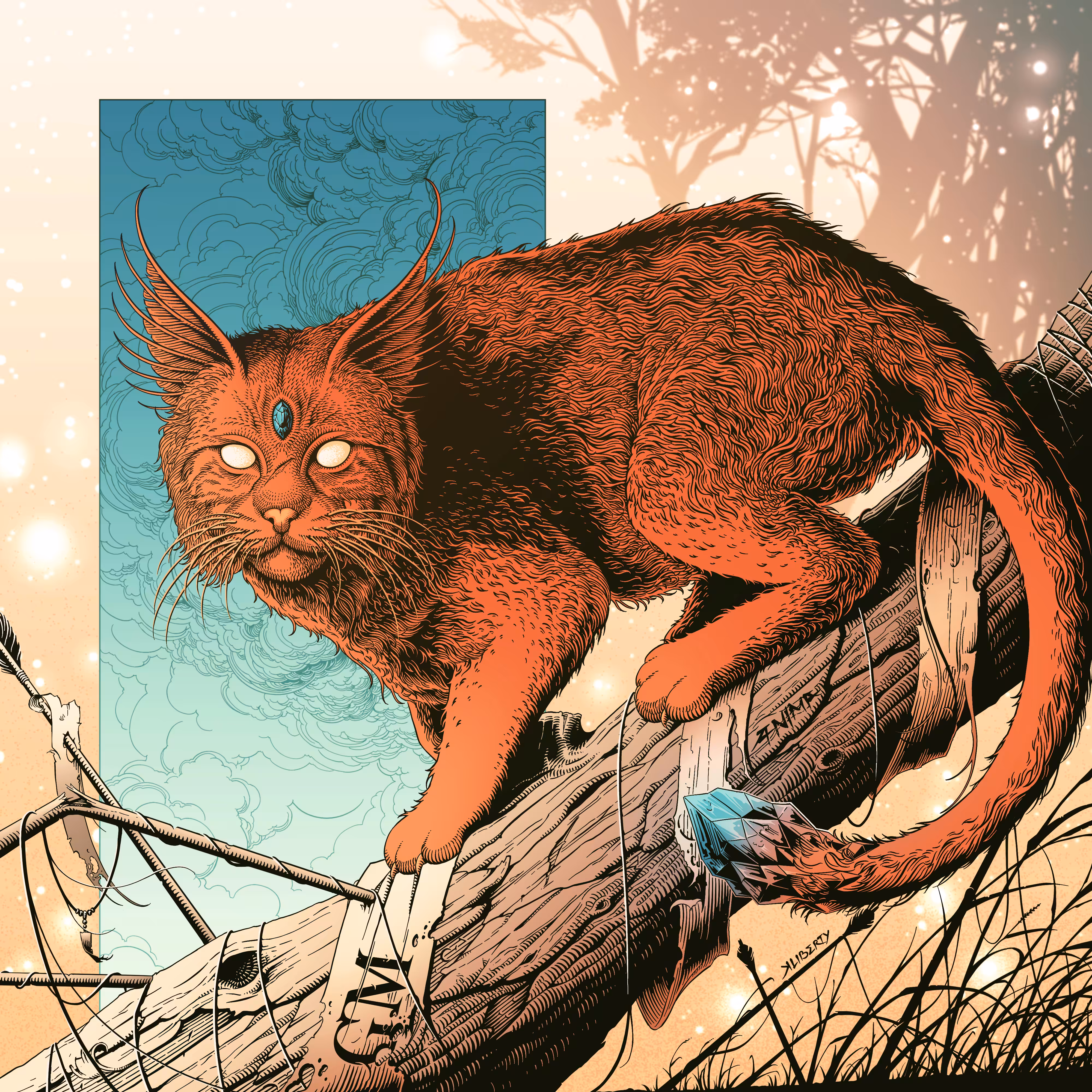 Crimson Forest Cat