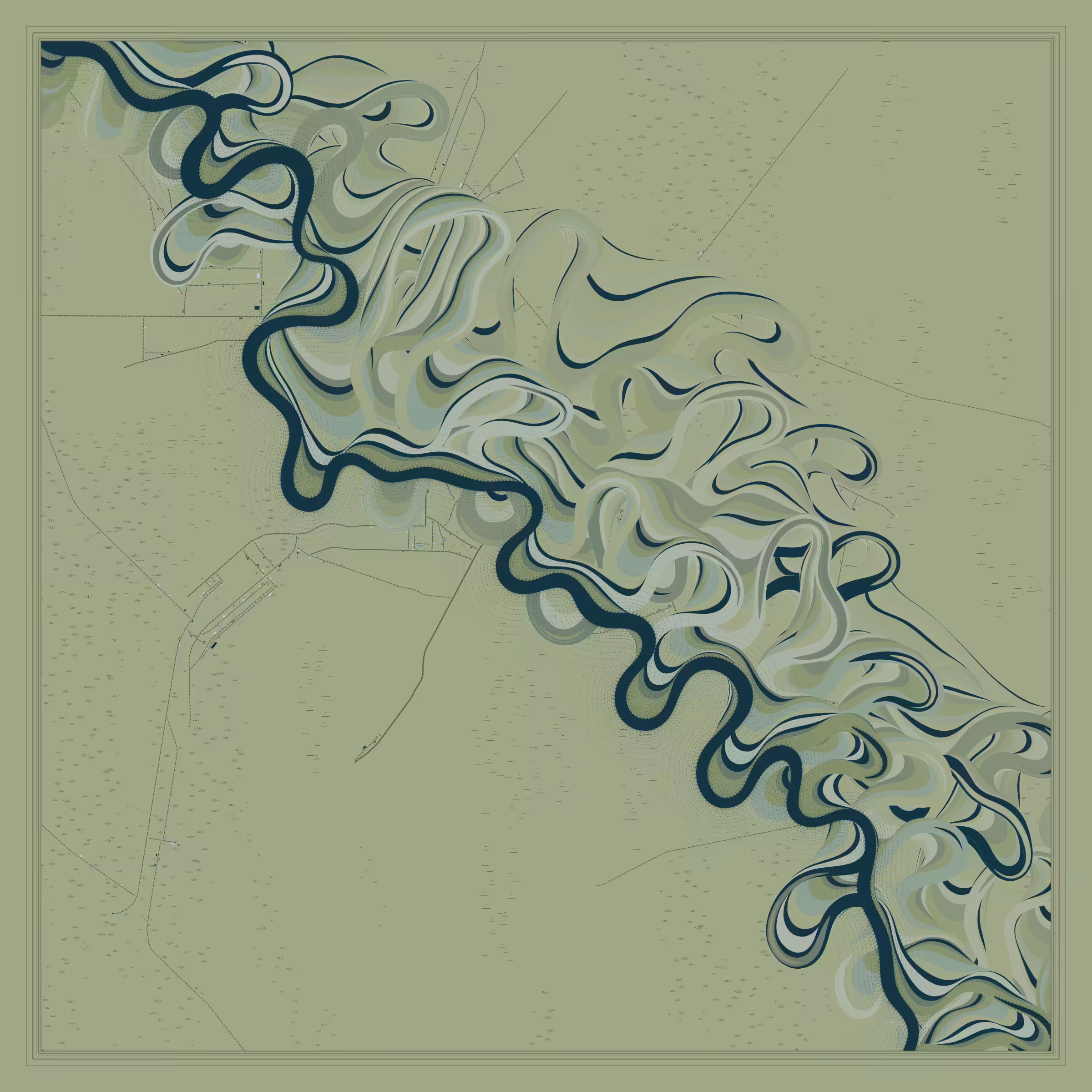 Ancient Courses of Fictional Rivers #768