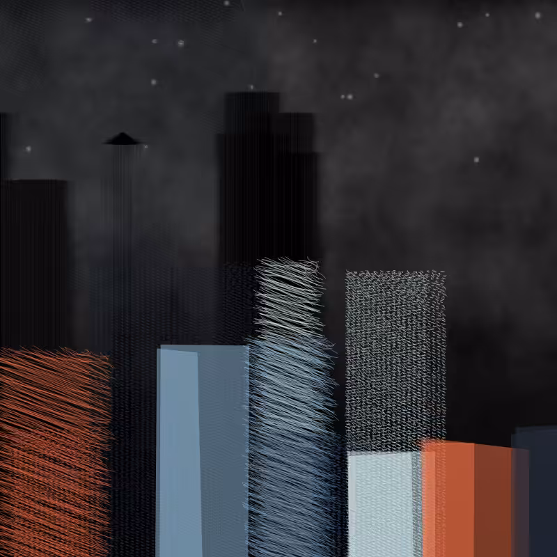 hastily-drawn cityscape sketch #93