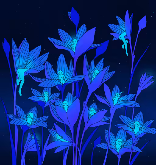 Blue Flowers
