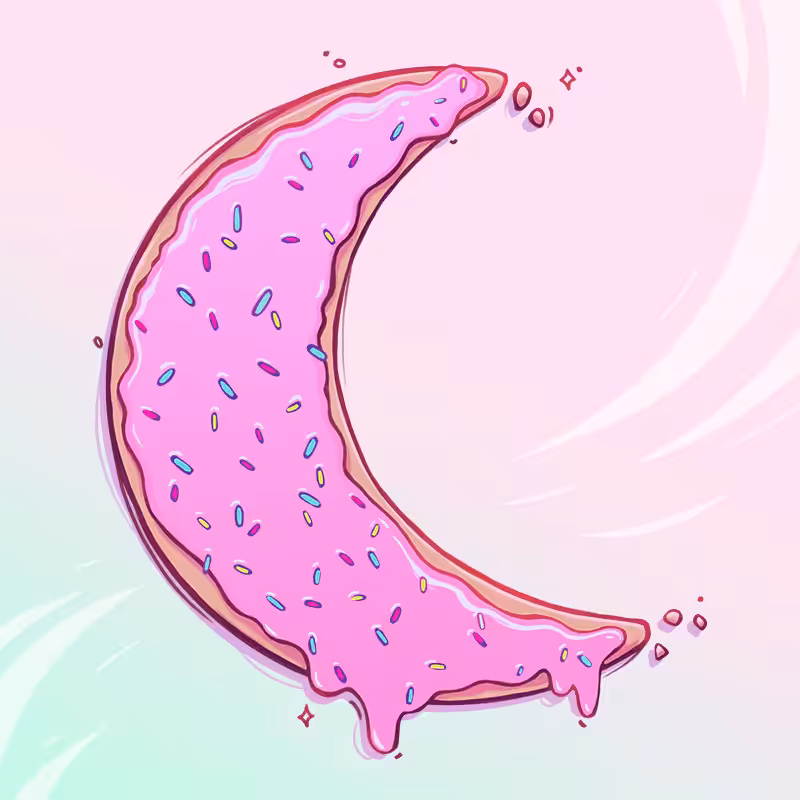 Moon #12 Donut