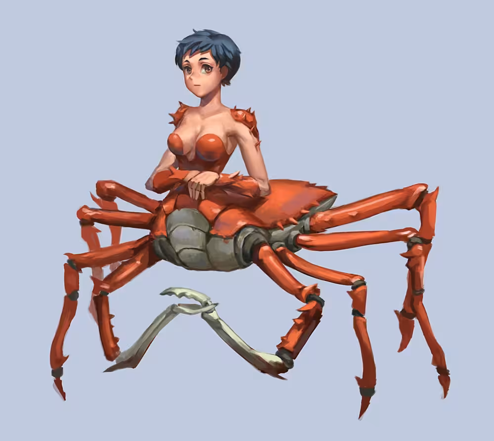 Snow Crab Mermaid