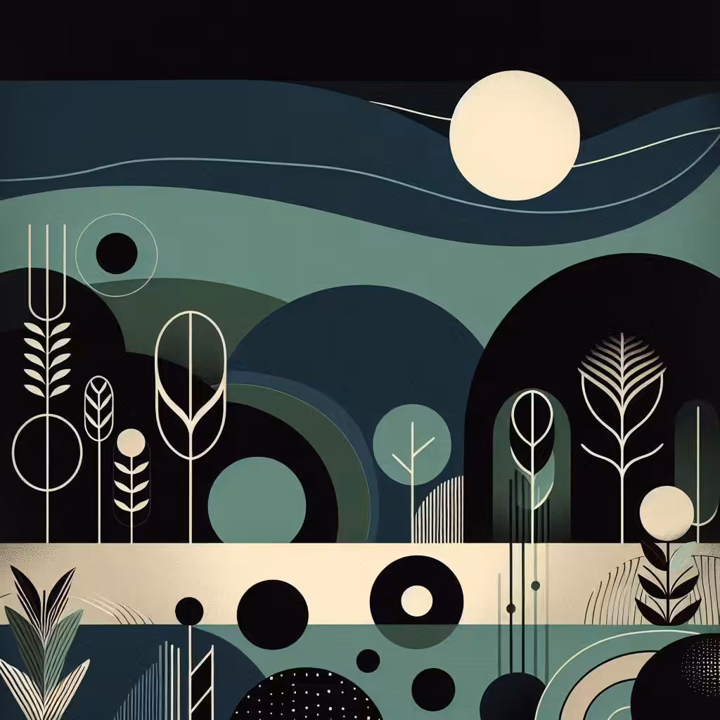 Minimal Night Garden #30
