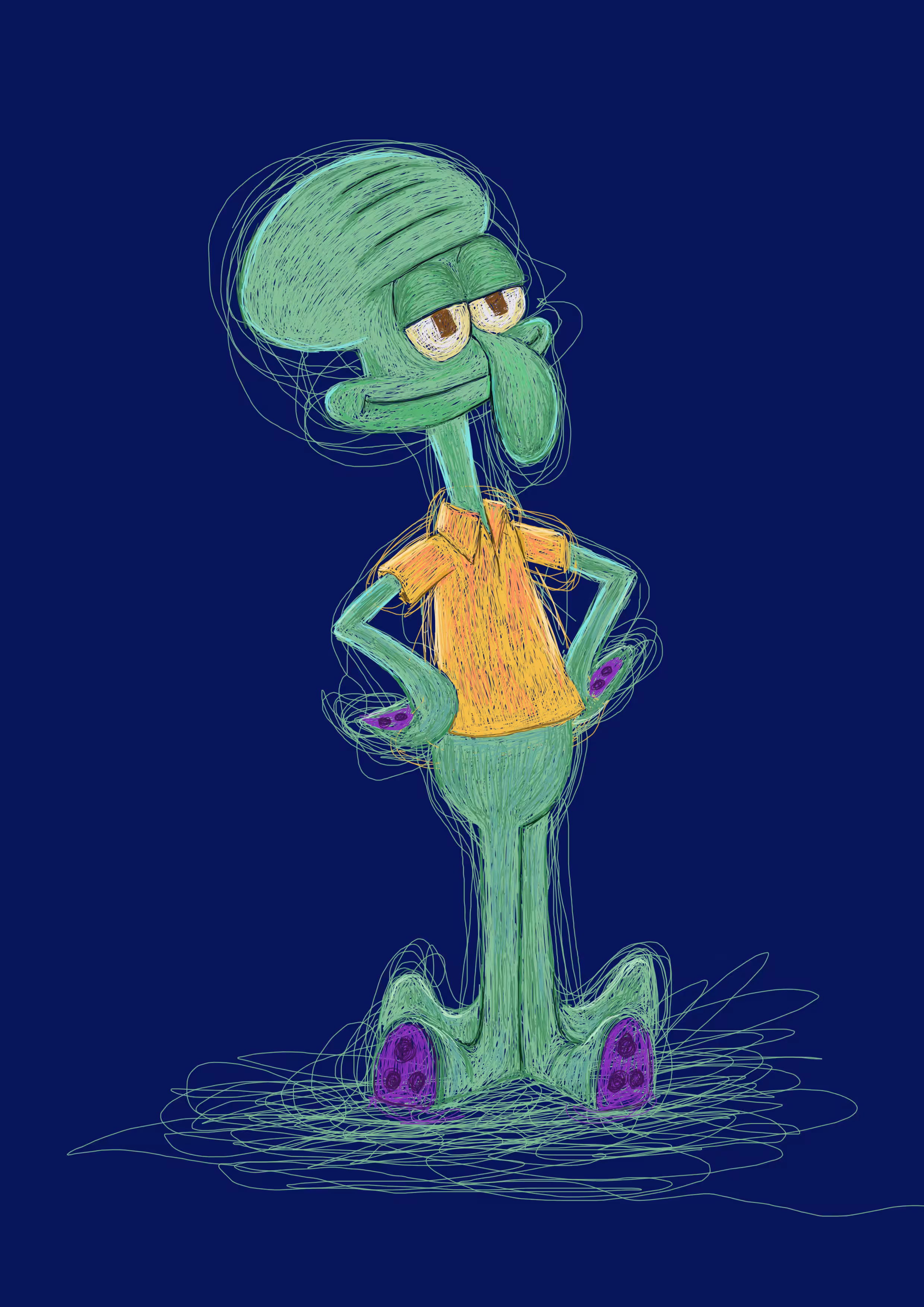 The magic of lines: Octopus