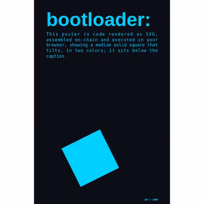 bootloader: selfie #187