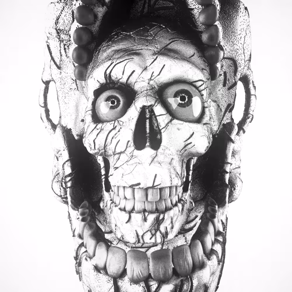Wormskull Pure White Variant.