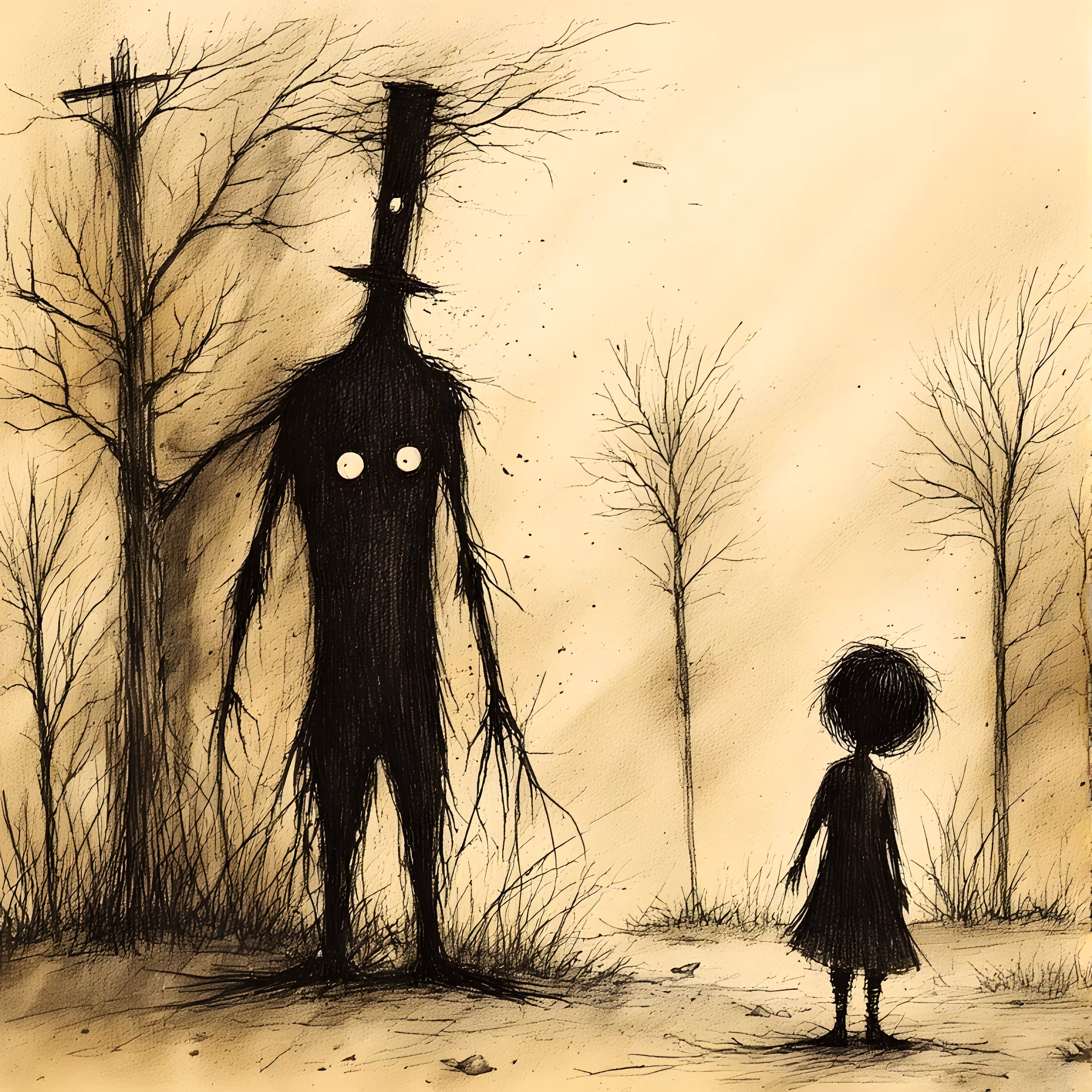 The Silent Encounter Shadows of Fear