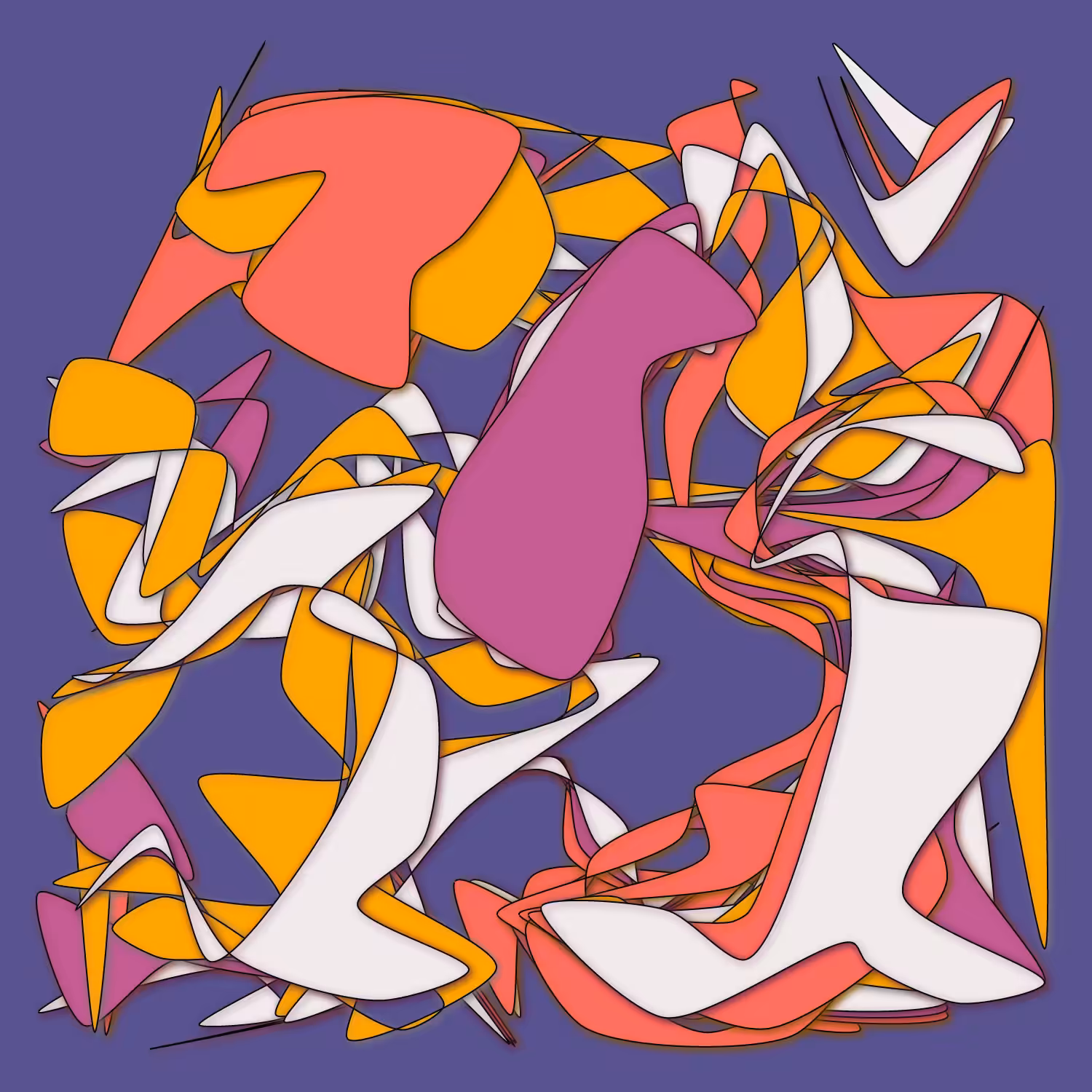Geometric colorful shapes 2 (Free edition) #95