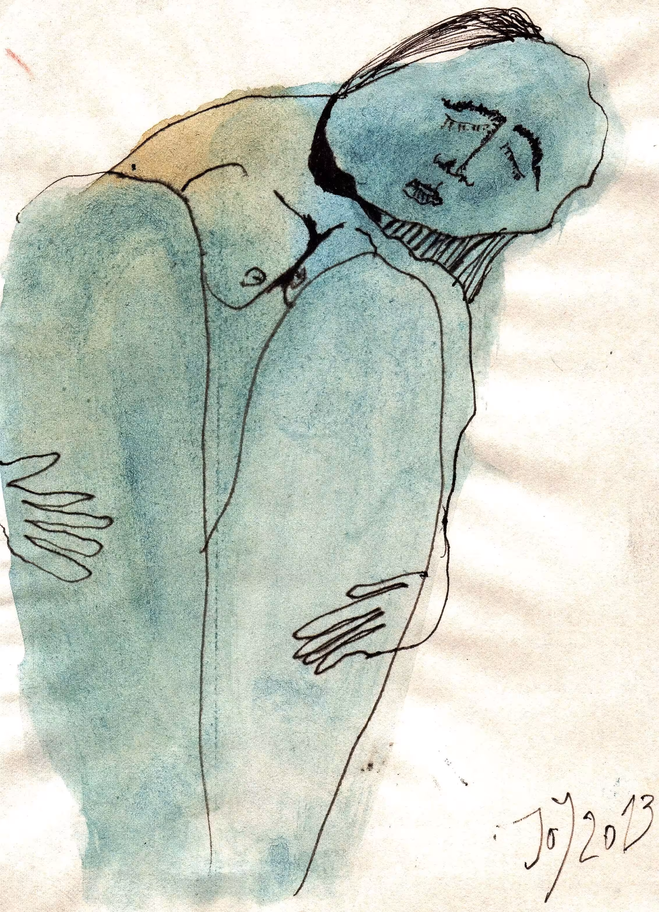 Blue Figure