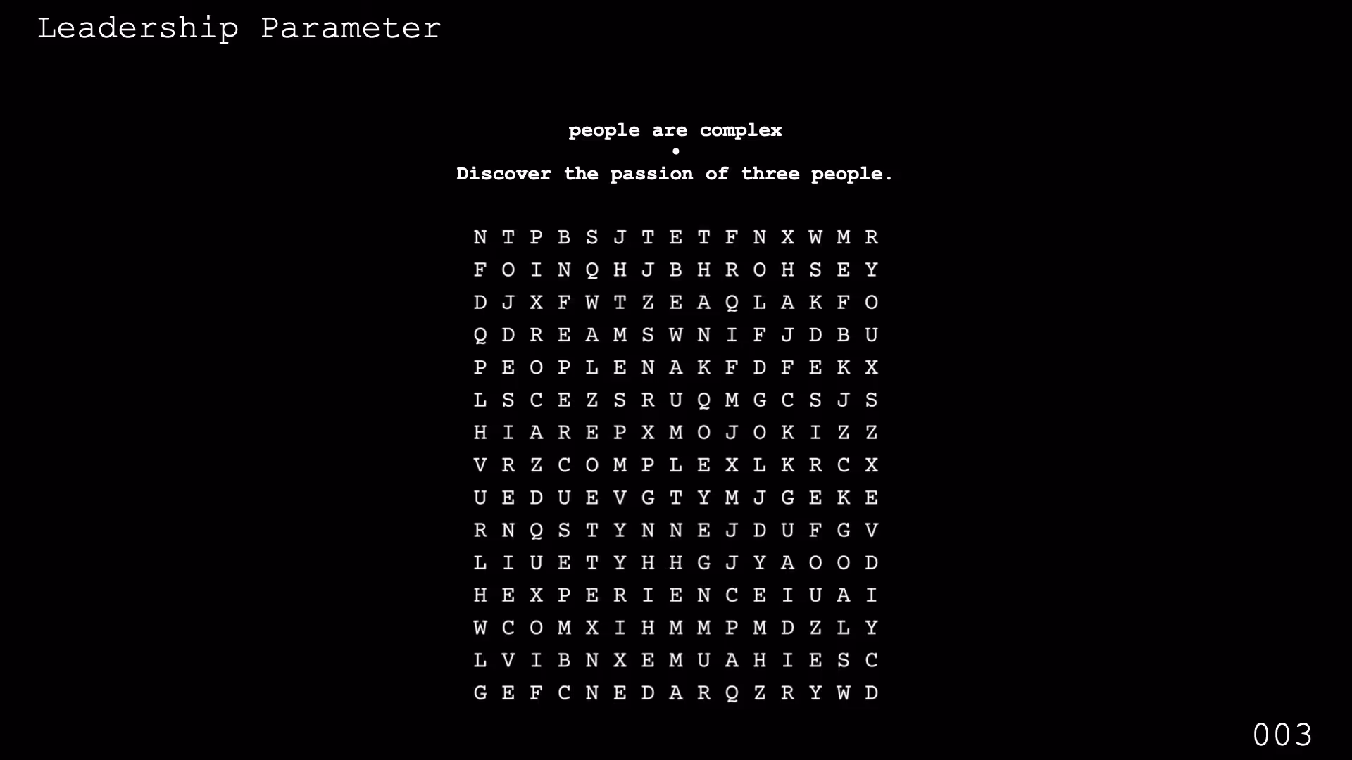 people are complex