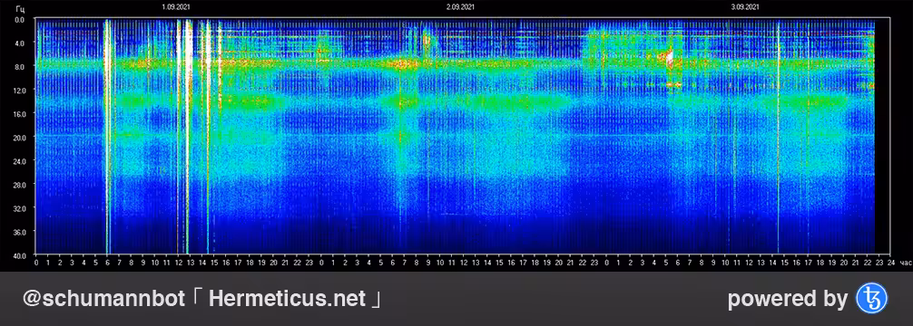 Schumann Resonance Graph 「 Hermeticus.net 」#004