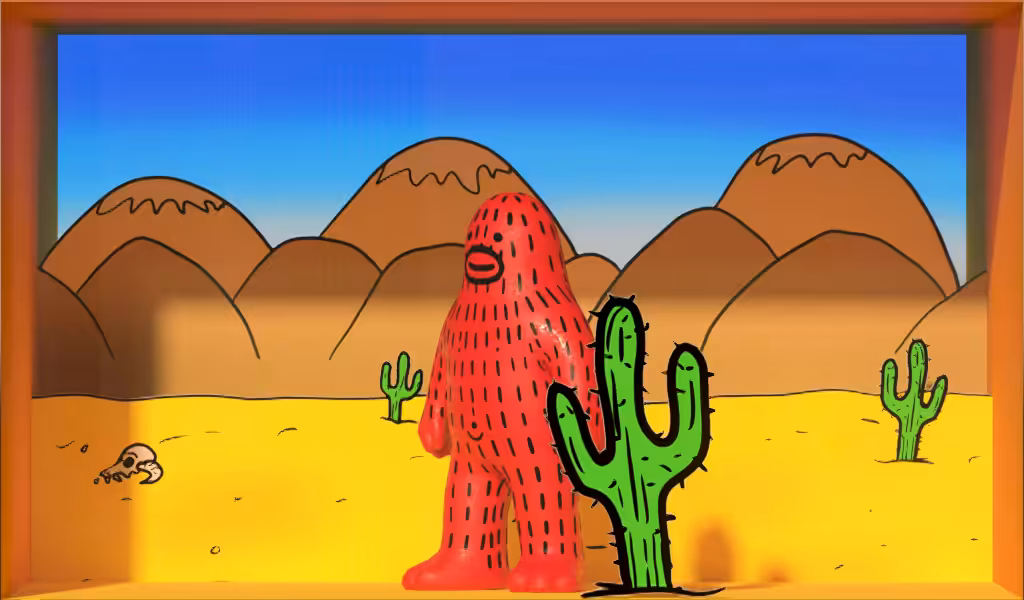 Frank J. Guzzone x Frank Ape, Desert Walk