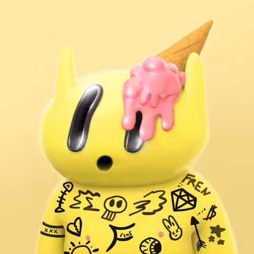 3D alien fren #9650