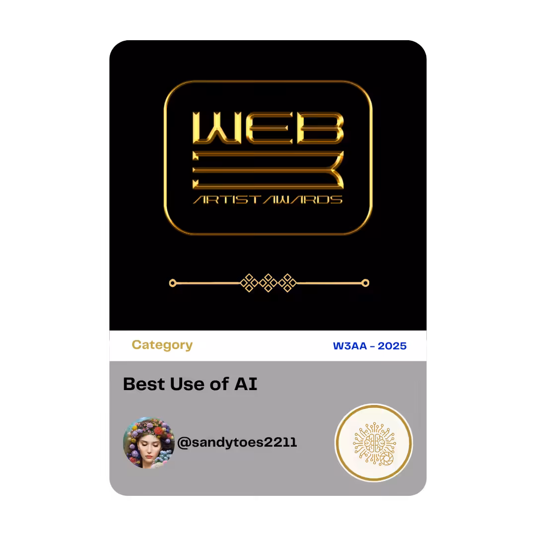 Award 14 - Best use of AI - @Sandytoes2211