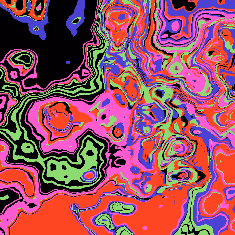 Dark Digital Marble #18