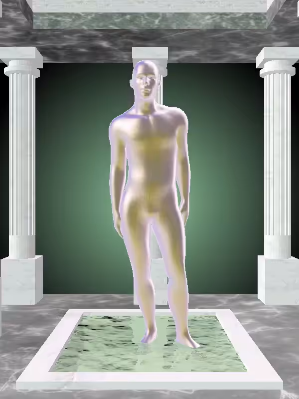 HeavenComputer: The Plotting Shimmery Violet Garden Man #4683