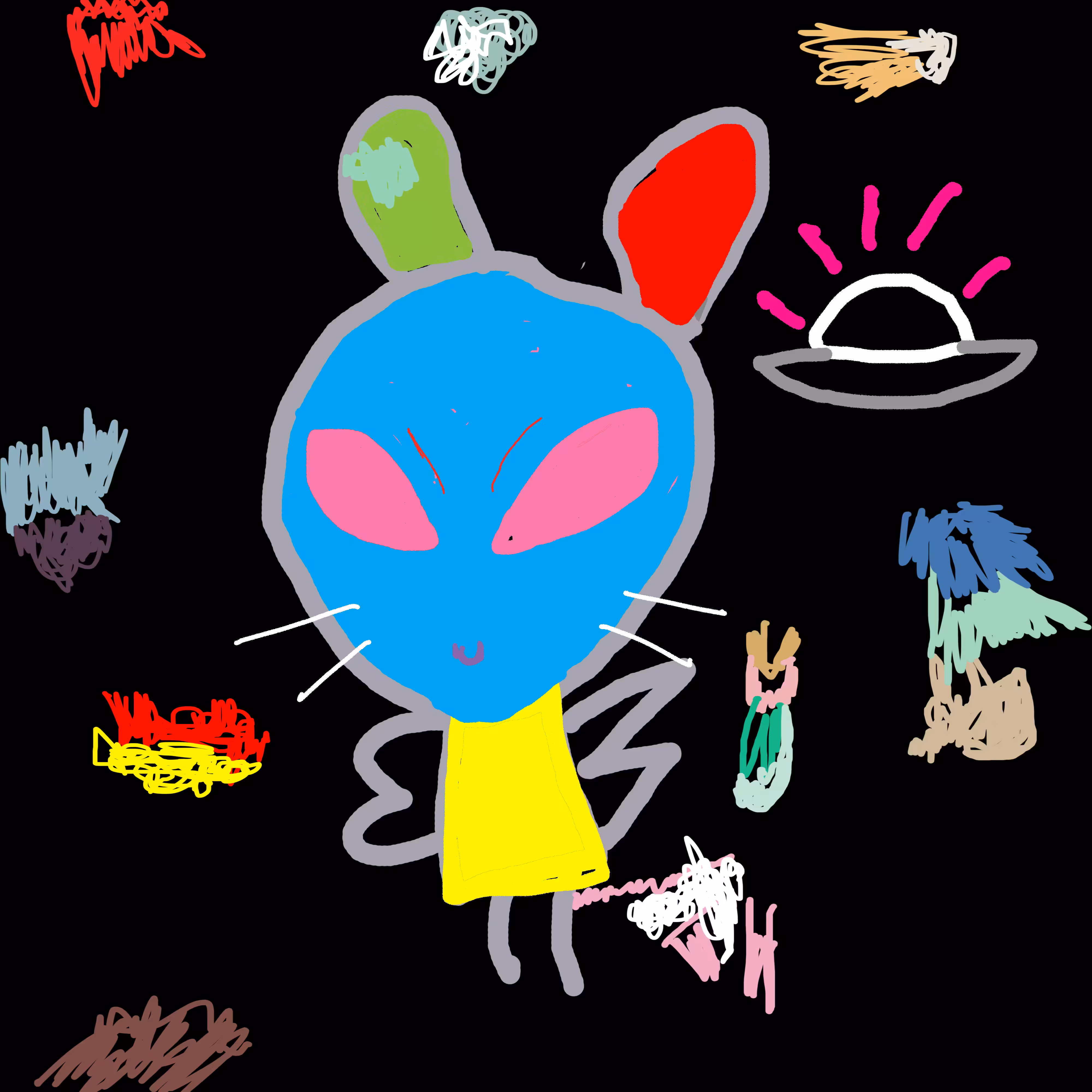 Rainbow Rabbit #36