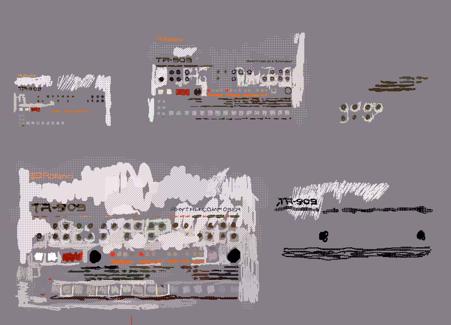 TR-909 sketches