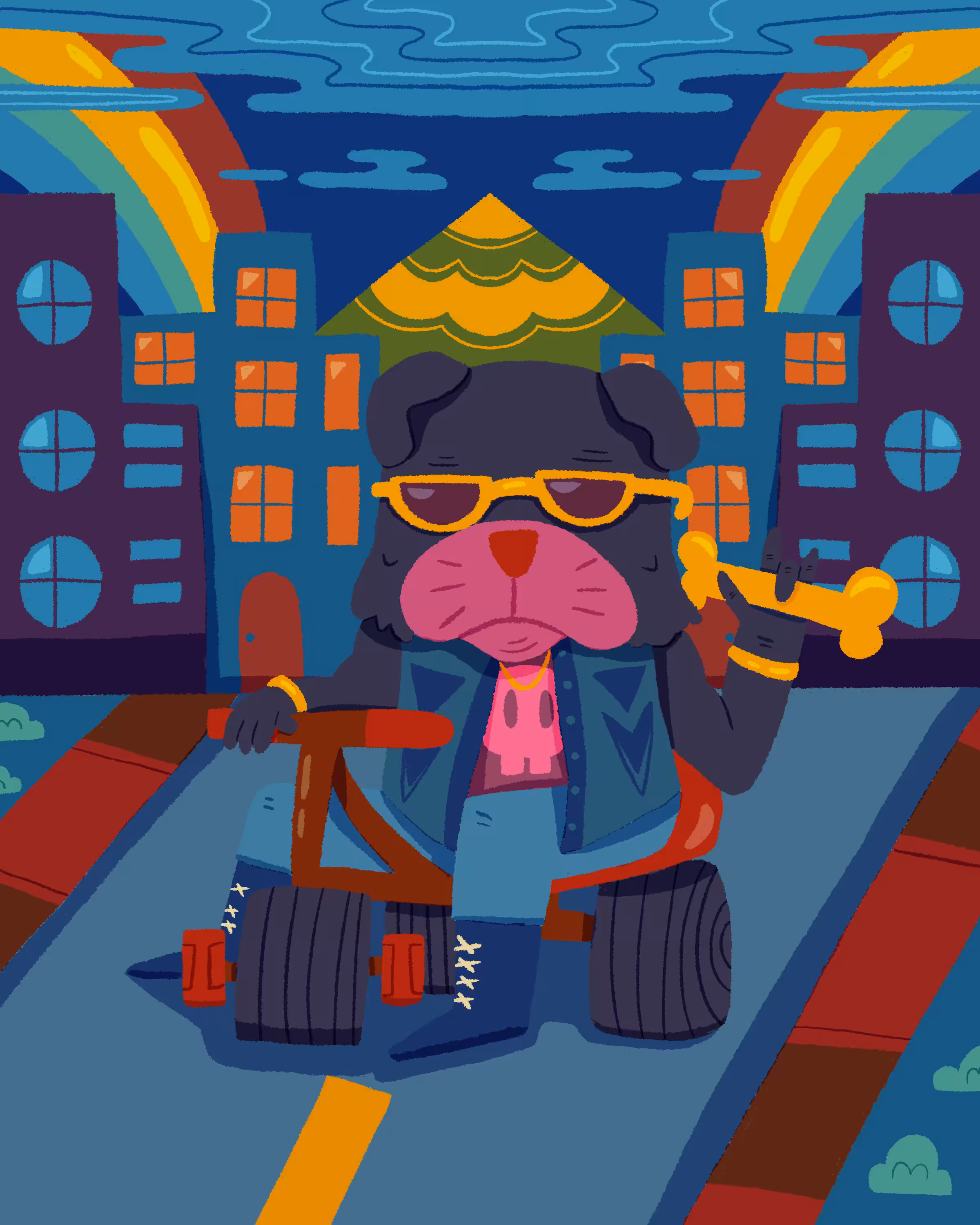 Biker Bulldog