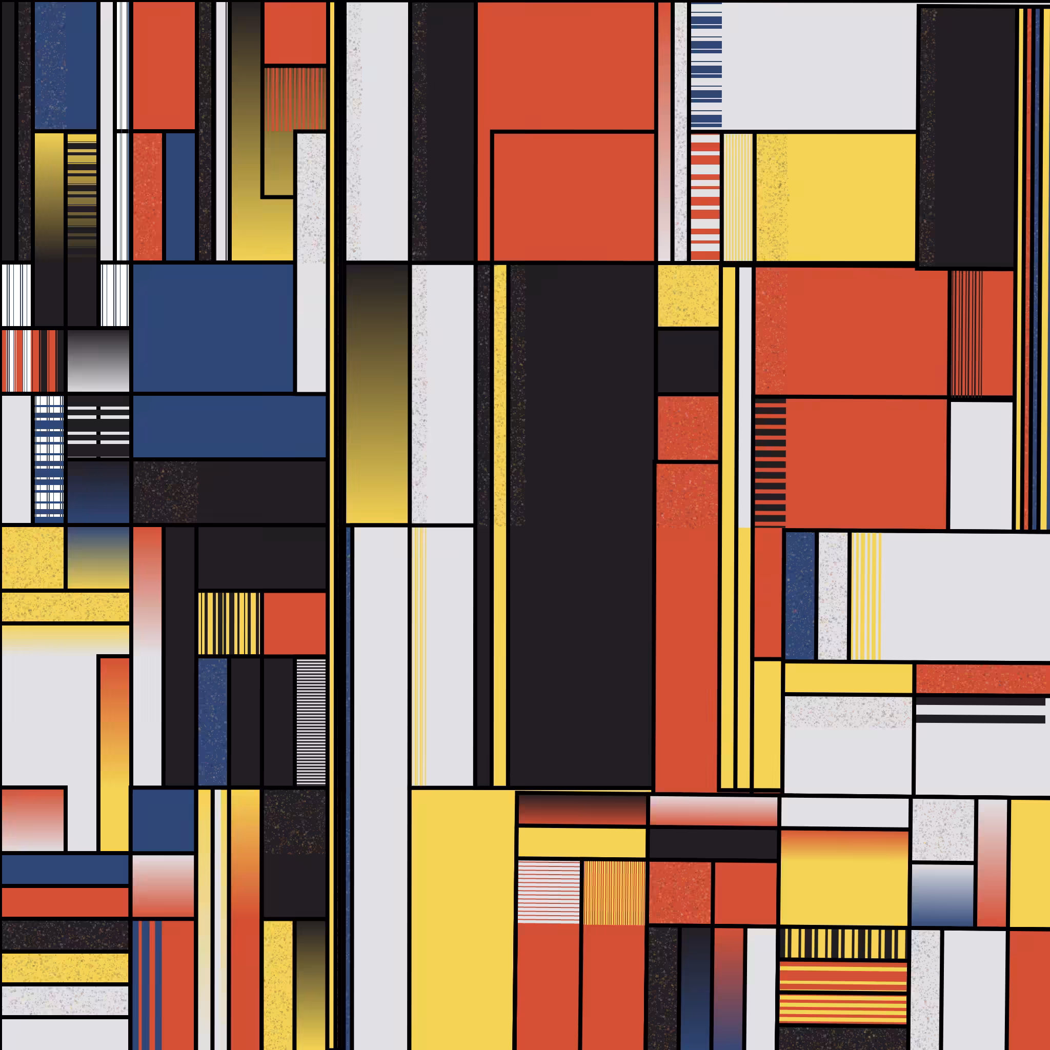 Agricultural Landscapes - Mondrian Edition #16