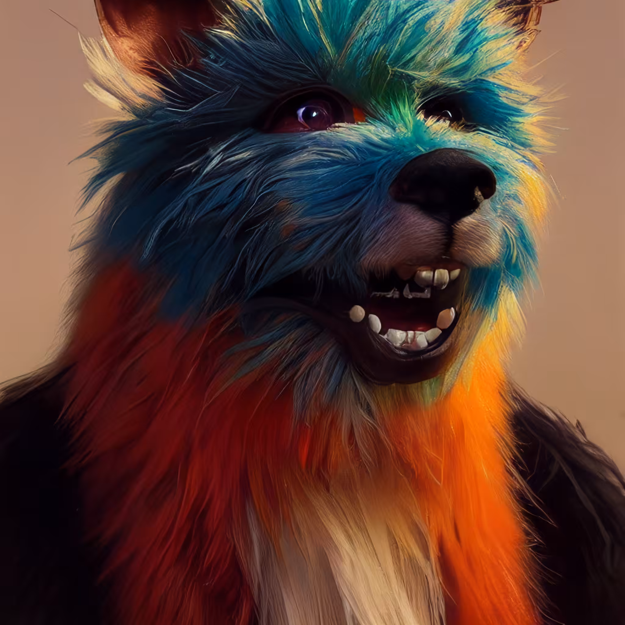 Adorable Furry Creature Collection: Furry Wolf 0671