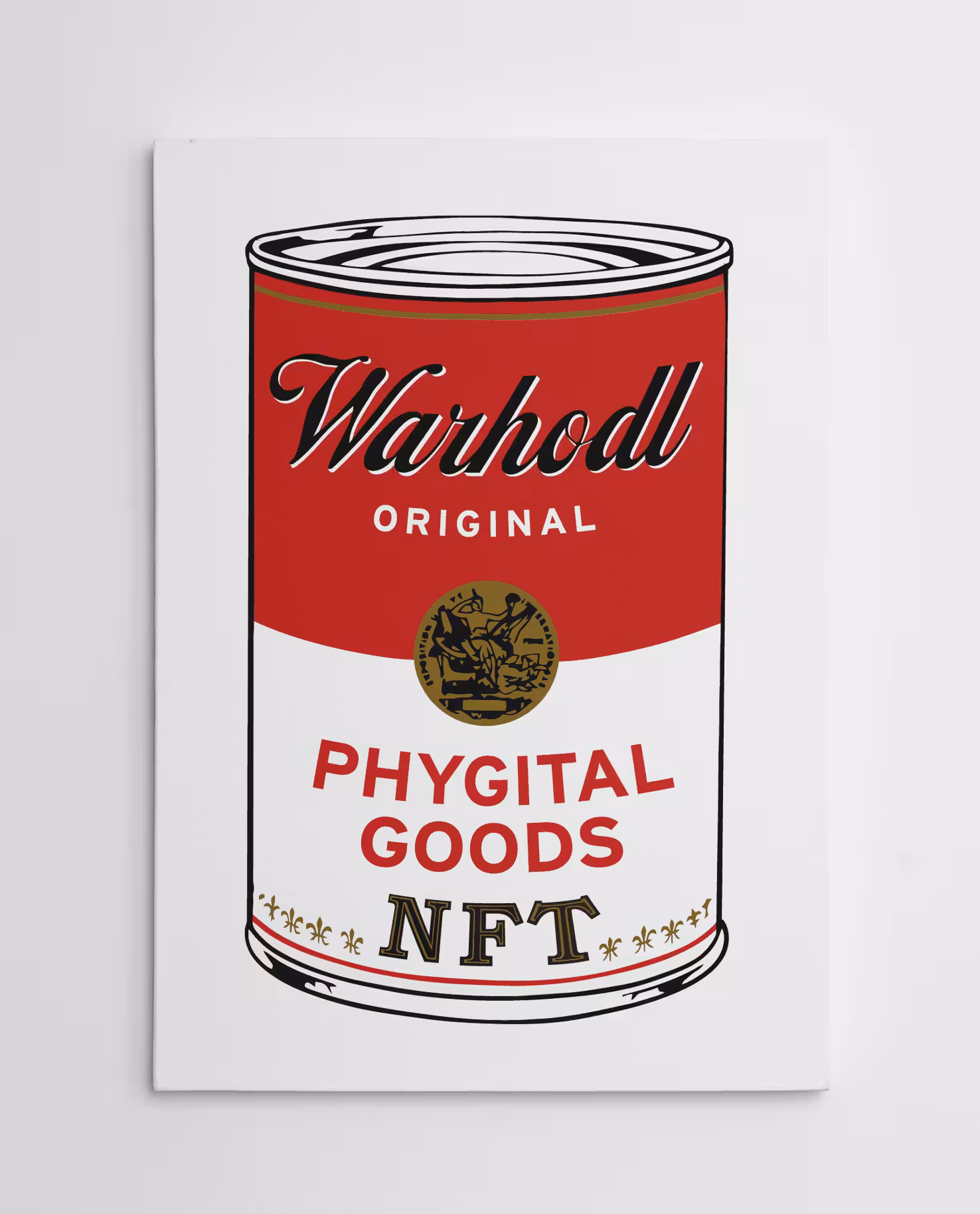 WARHODL Artist Proofs: WARHODL Artist Proof "PHYGITAL GOODS" NFT Original Can