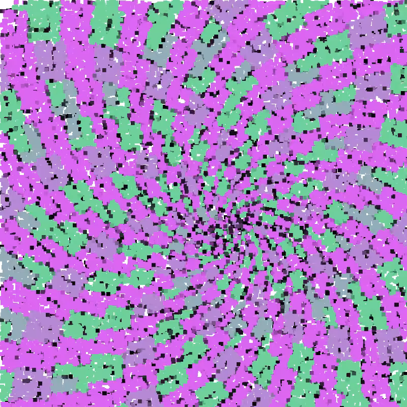 Mosaic or stained glass drops #91