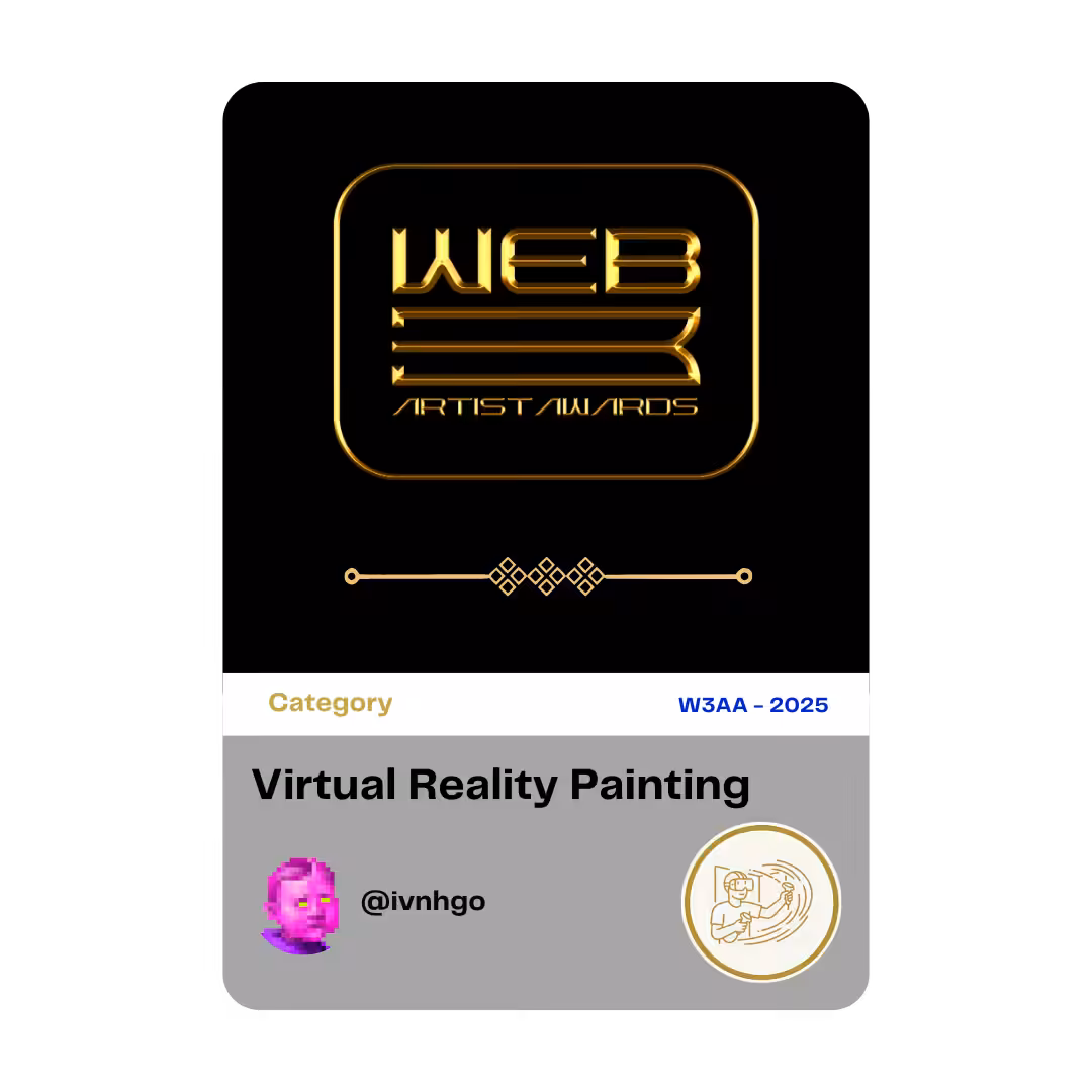 Award 25 - Virtual Reality Painting - @ivnhgo