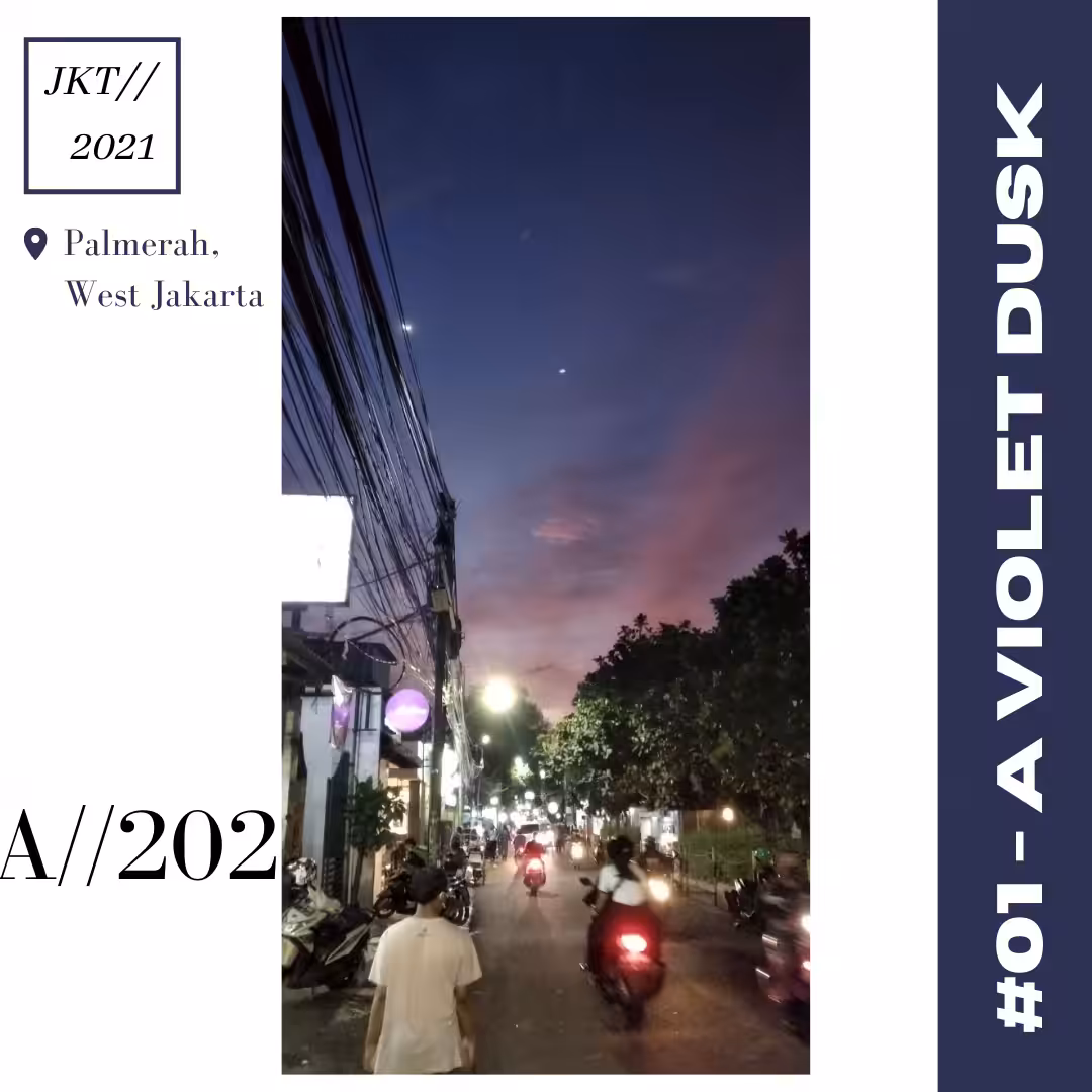 Jakarta//2021 #01 - A Violet Dusk
