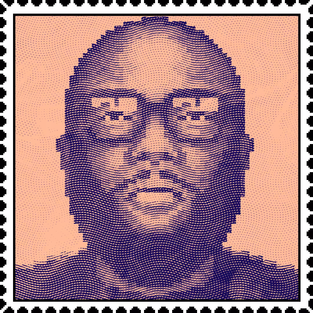 Killer Mike  caricature stamp