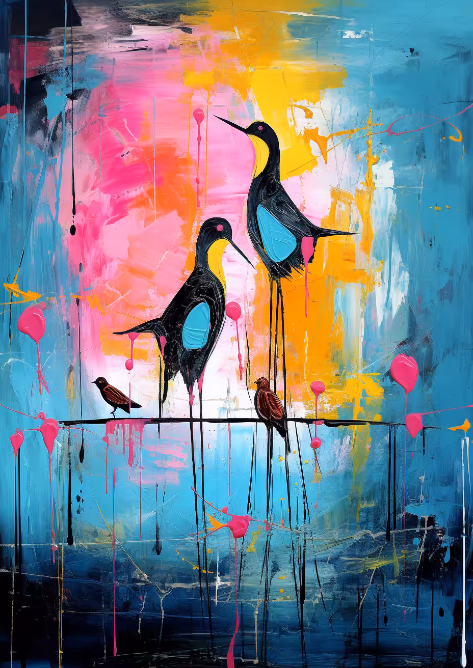 Happy birds
