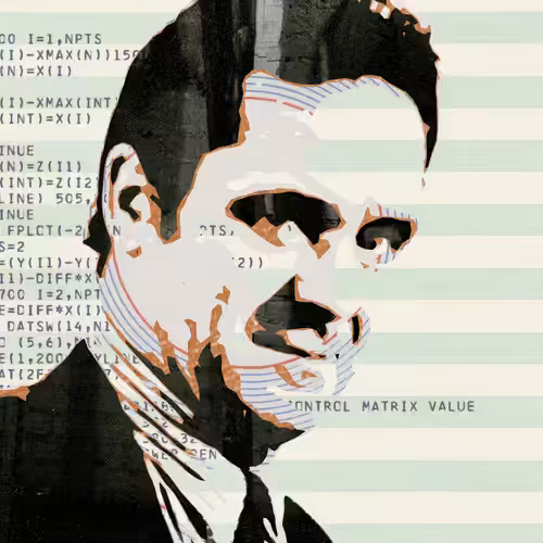 THE GENERATIVE PORTRAIT COLLECTION OF ROBERT MALLARY: Generative Portrait of Robert Mallary #287