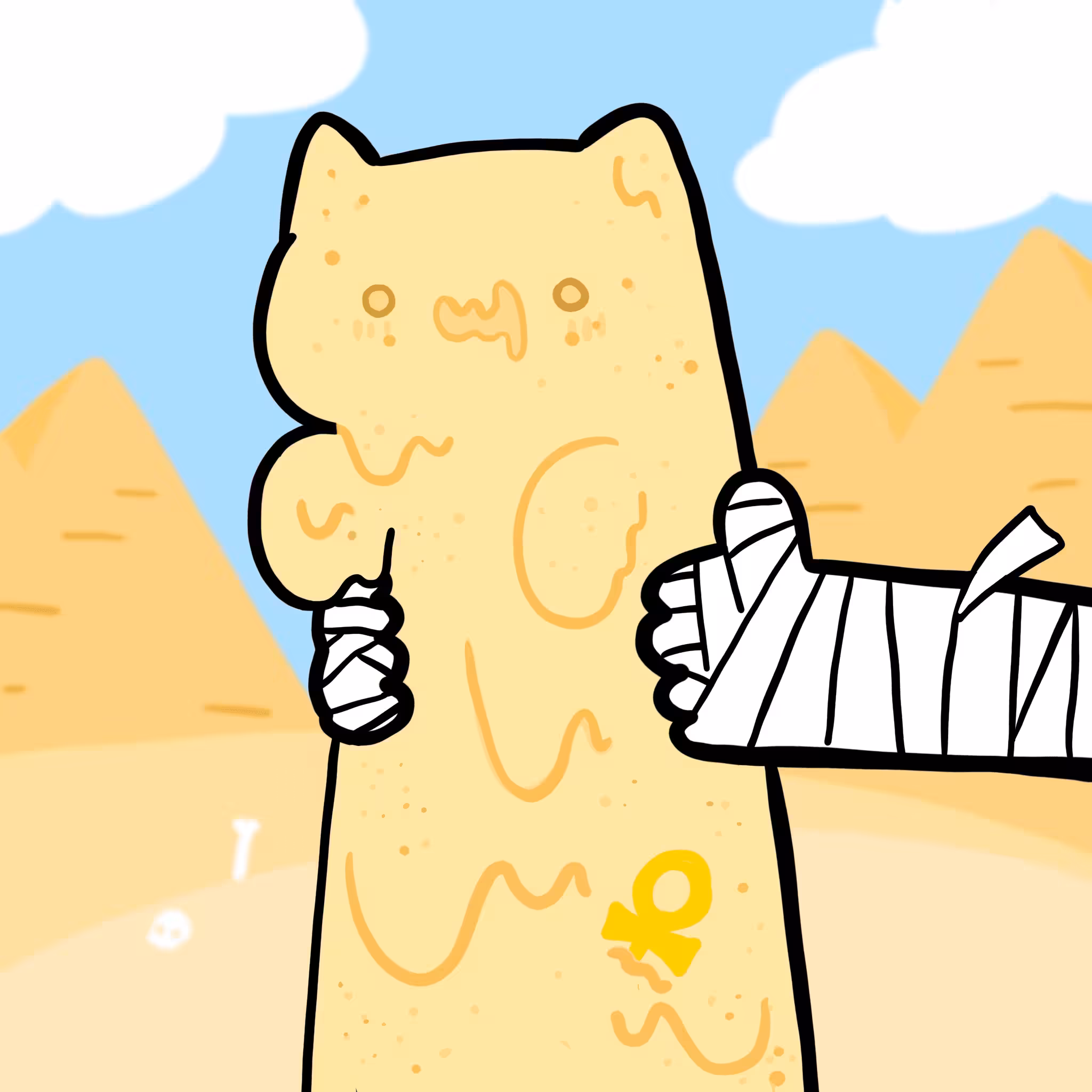 Long long sand cat #032