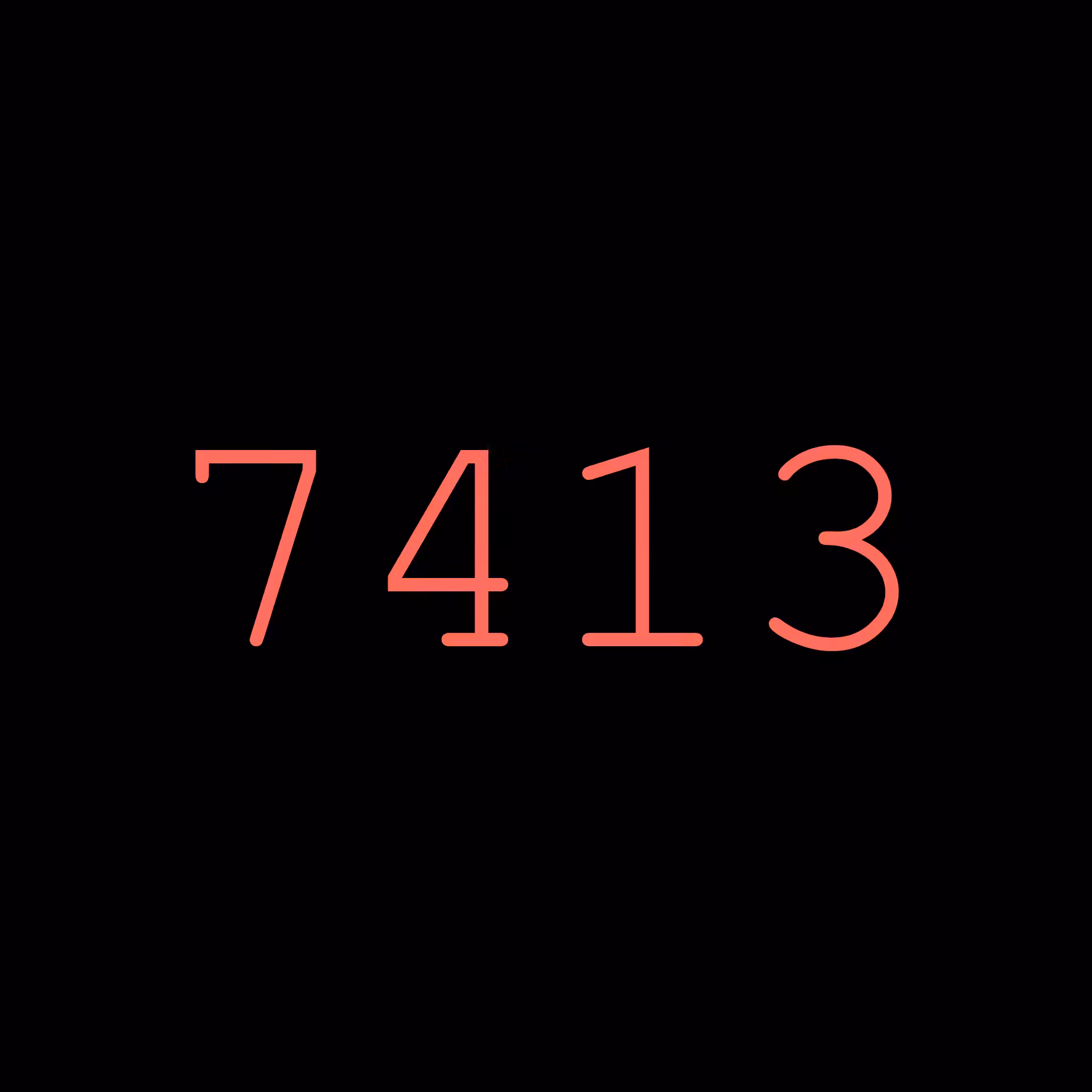 7413