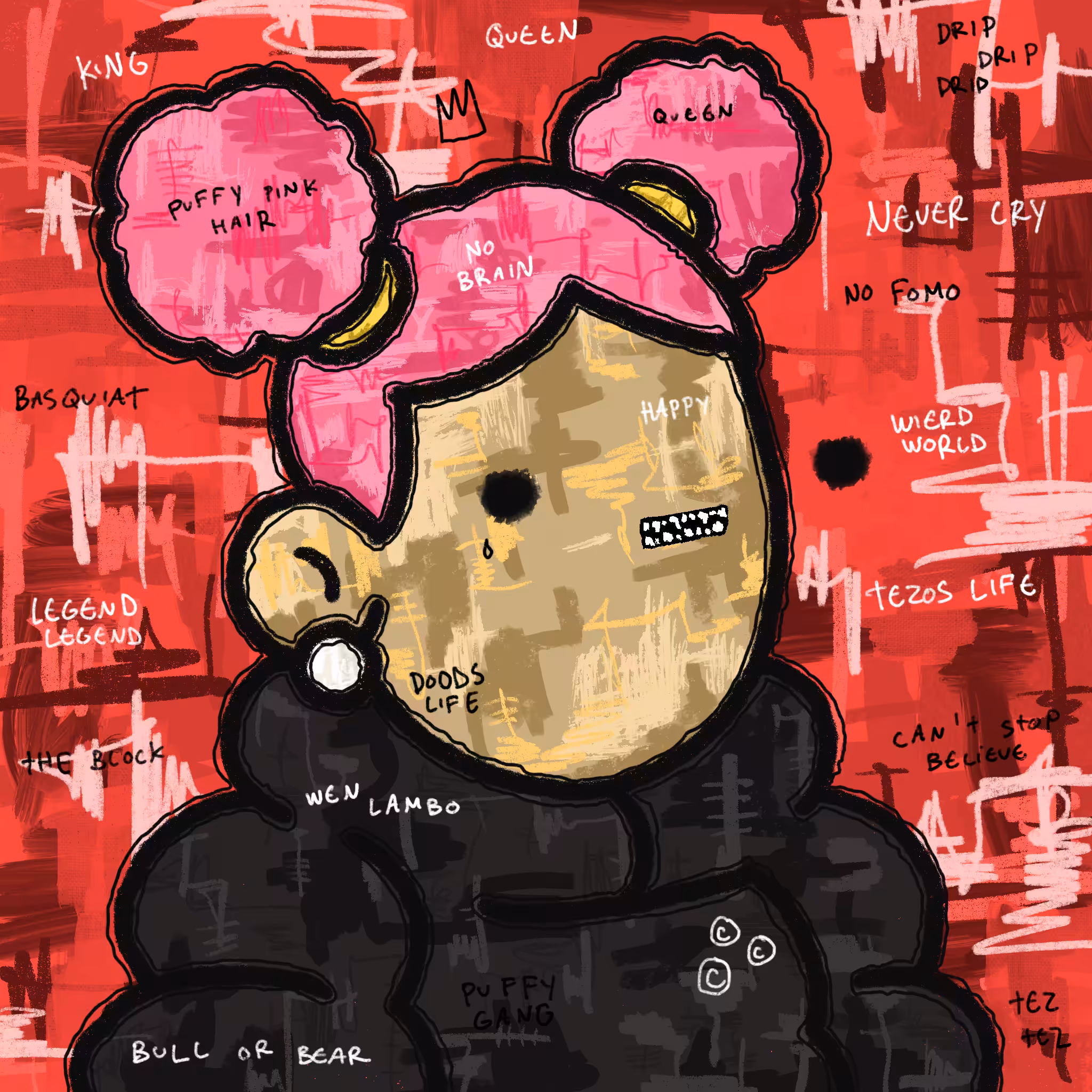 Doodlesquiat #71