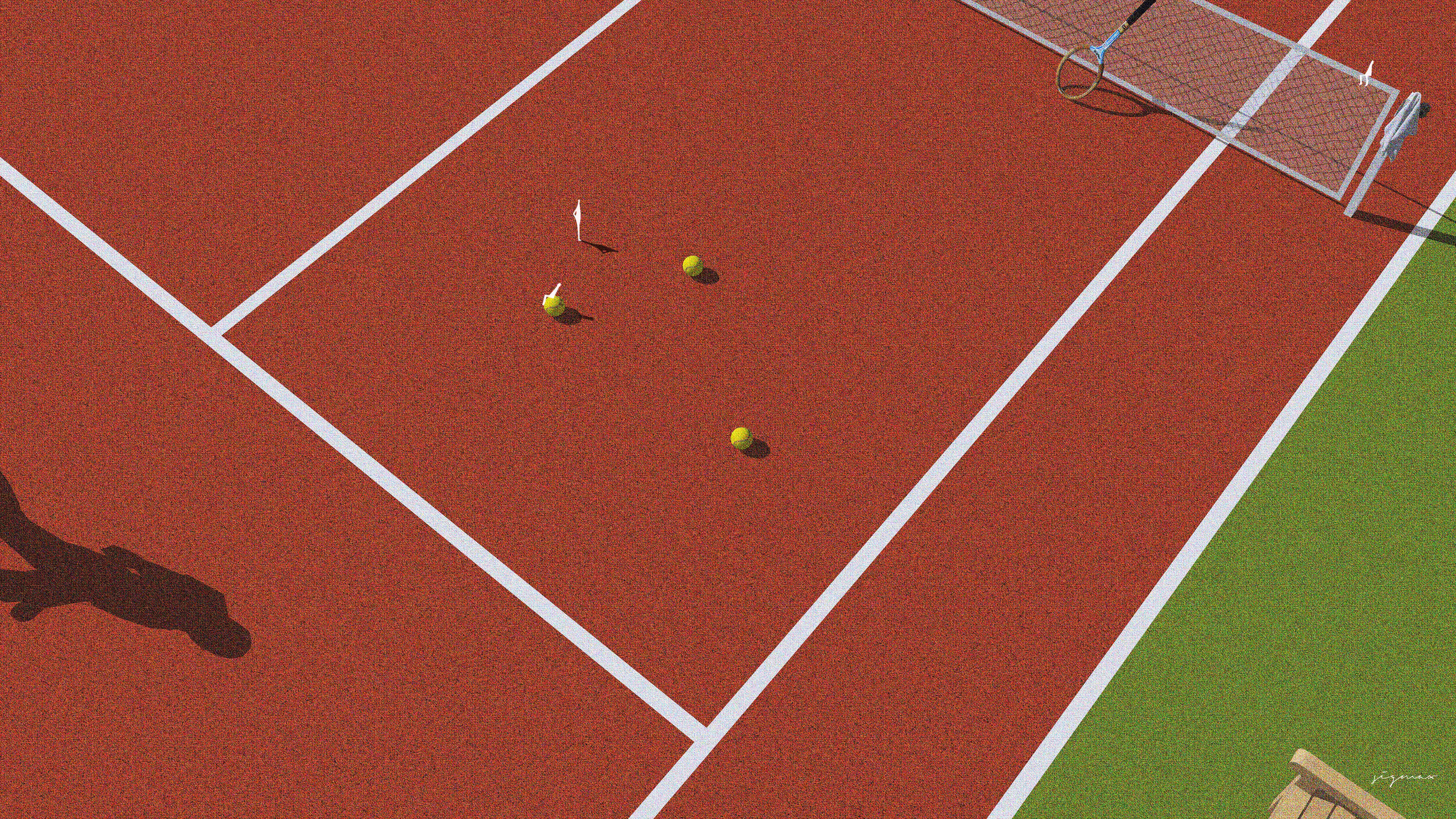 A day by the ~ Clay Court