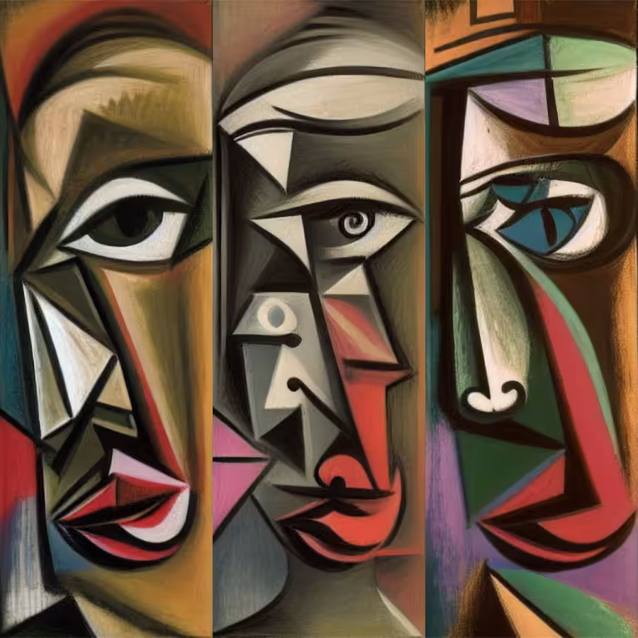 Cubism Faces #8