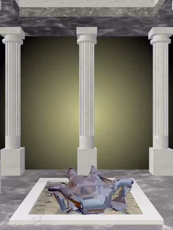 HeavenComputer: The Athletic Stealth Dark Blue Woman #1768