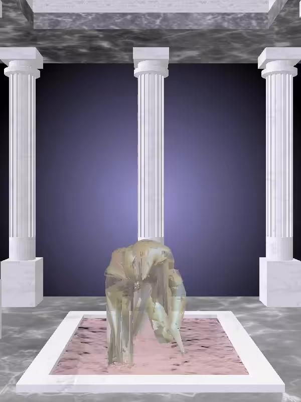 HeavenComputer: The Fading Crawling Olive Rust Woman #5472