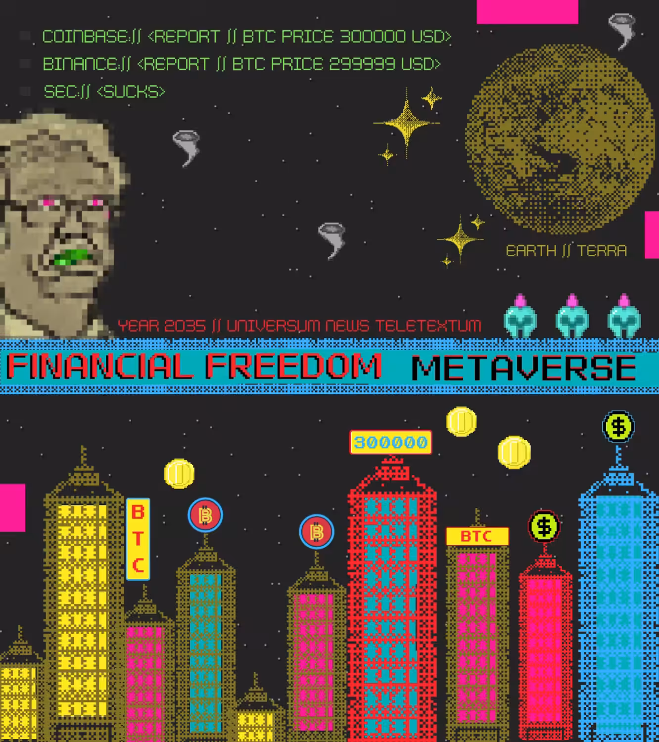 UNIVERSUM NEWS TELETEXTUM // YEAR 2035