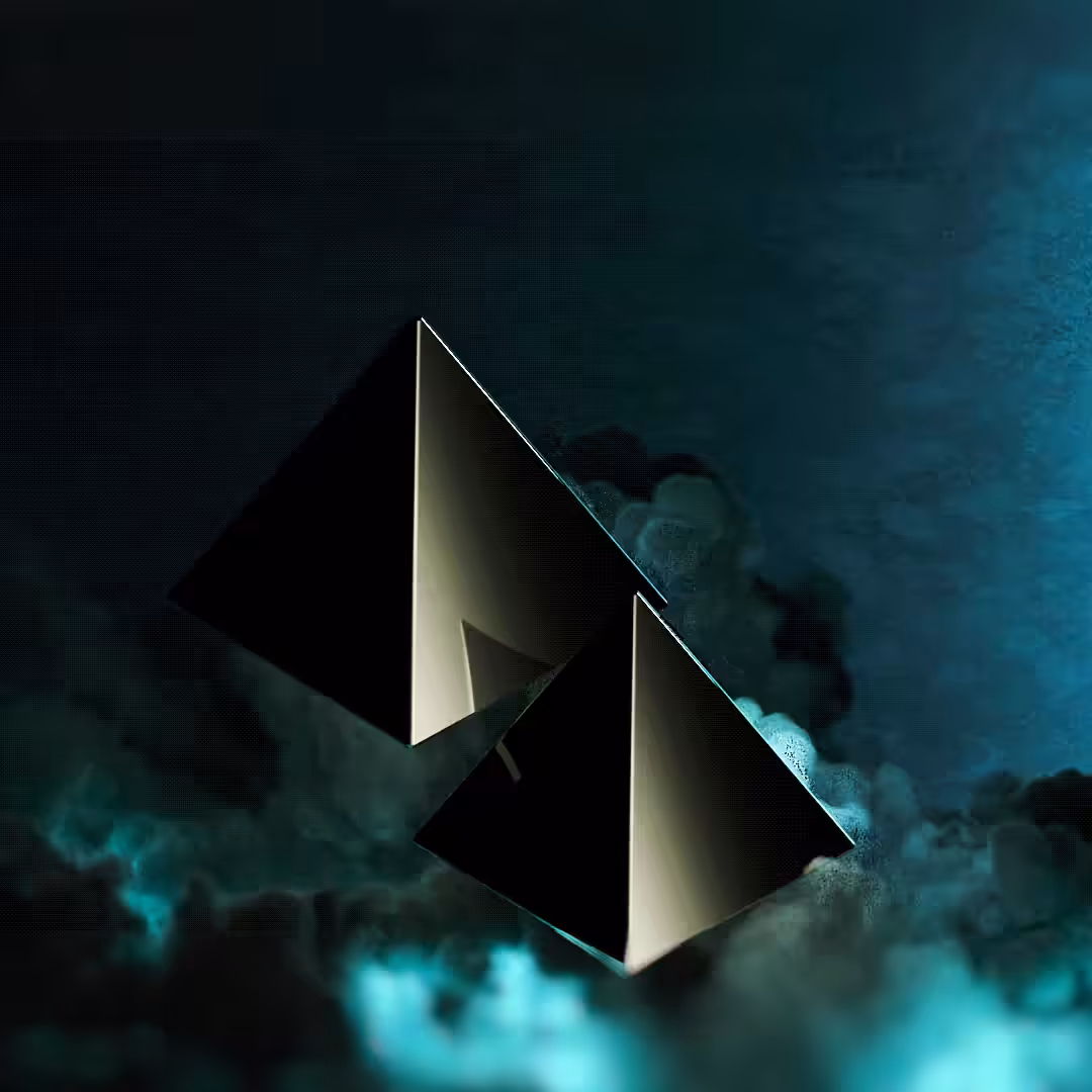 The Twin Golden Pyramids