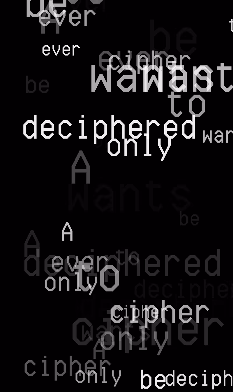 CRYPTIC POEMS #174 | AOLS #863