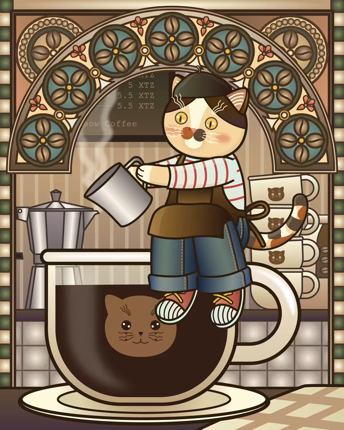 The Barista Cat