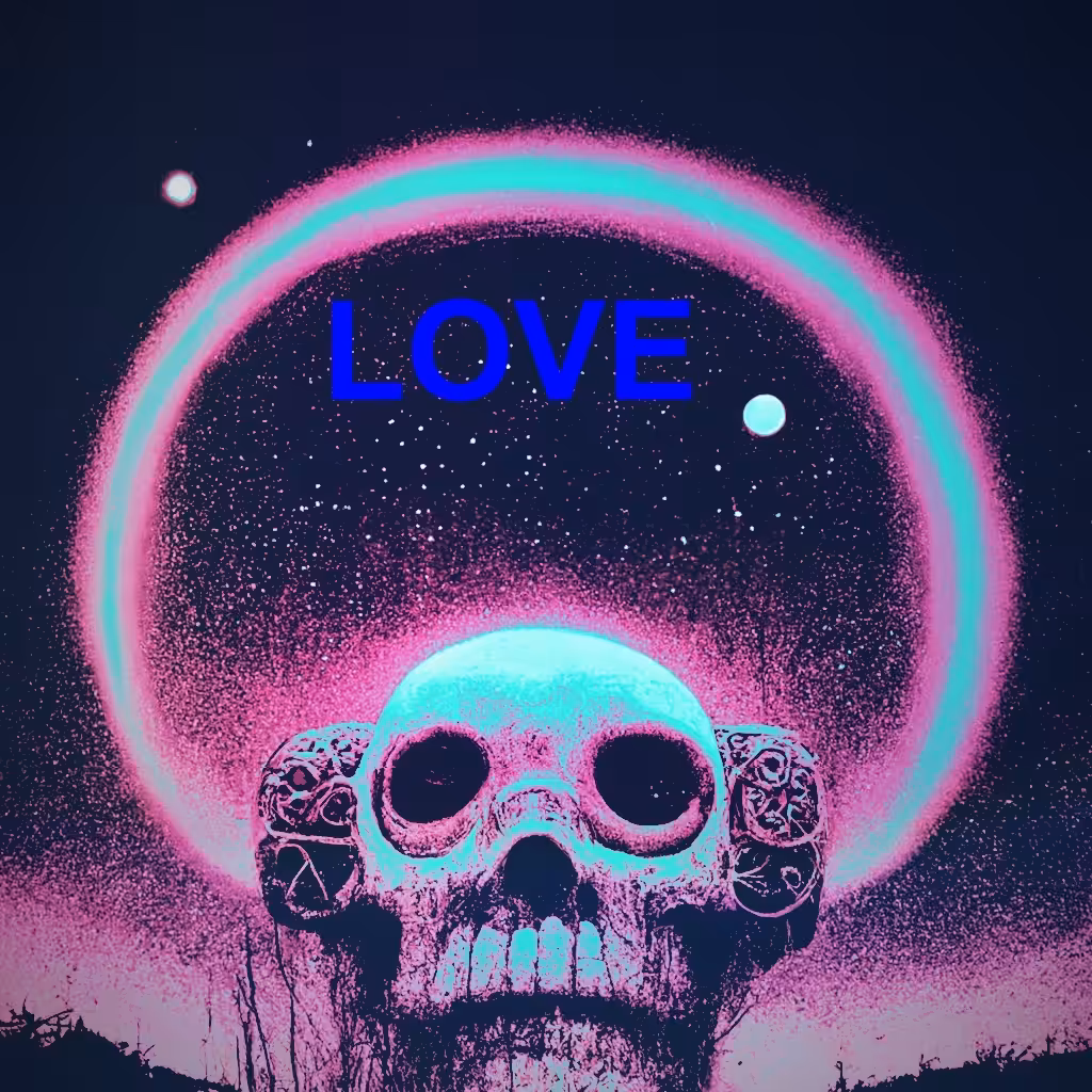 Love Space Skull