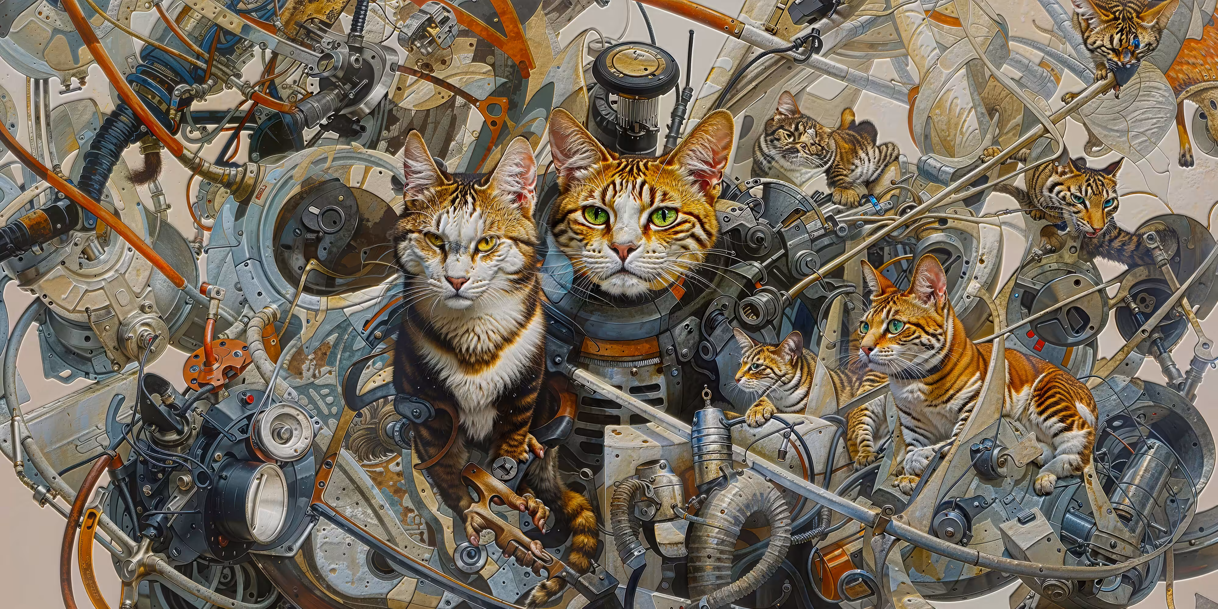 The Infinite Universe: Whimsical Cats