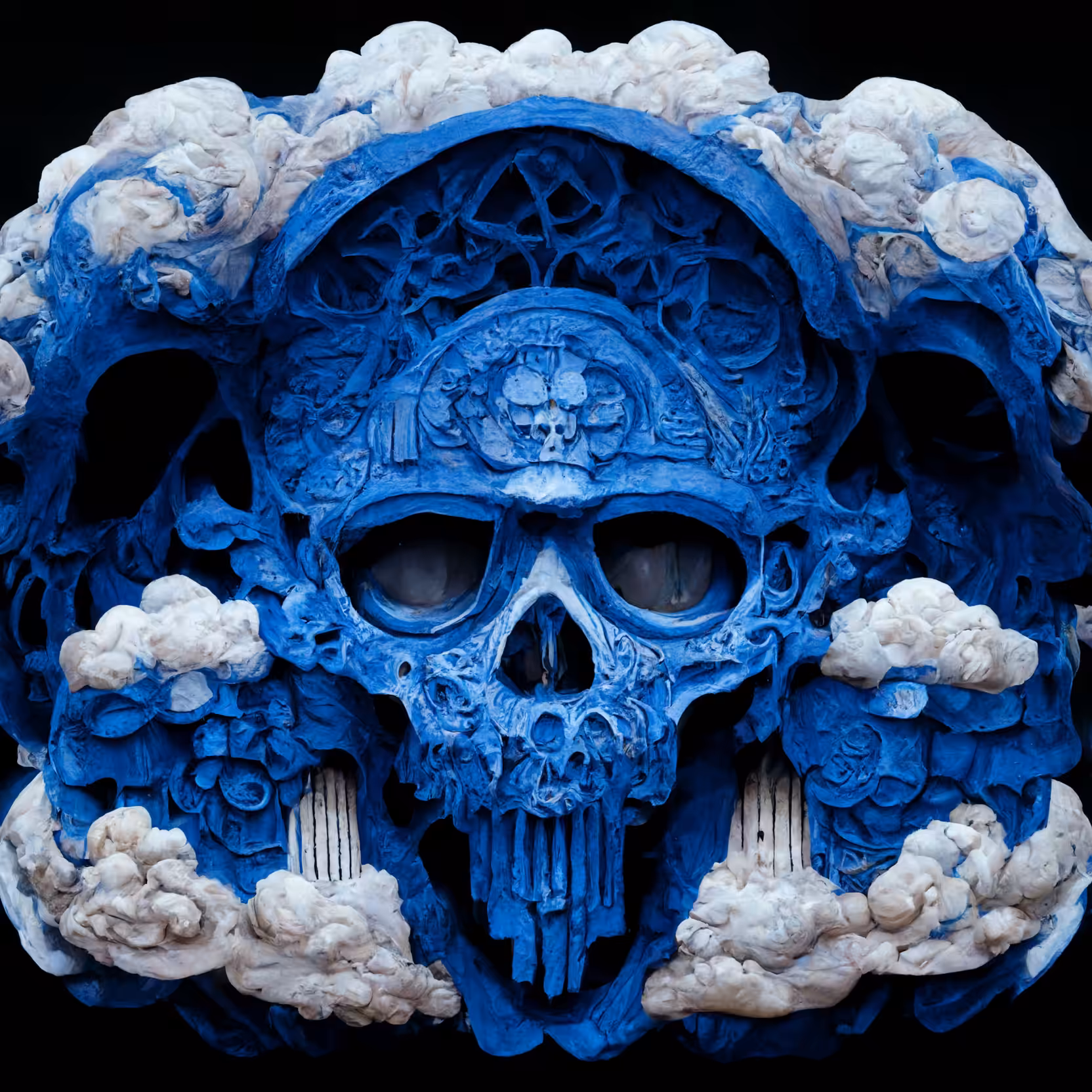 Ancient Skull In The Sky 