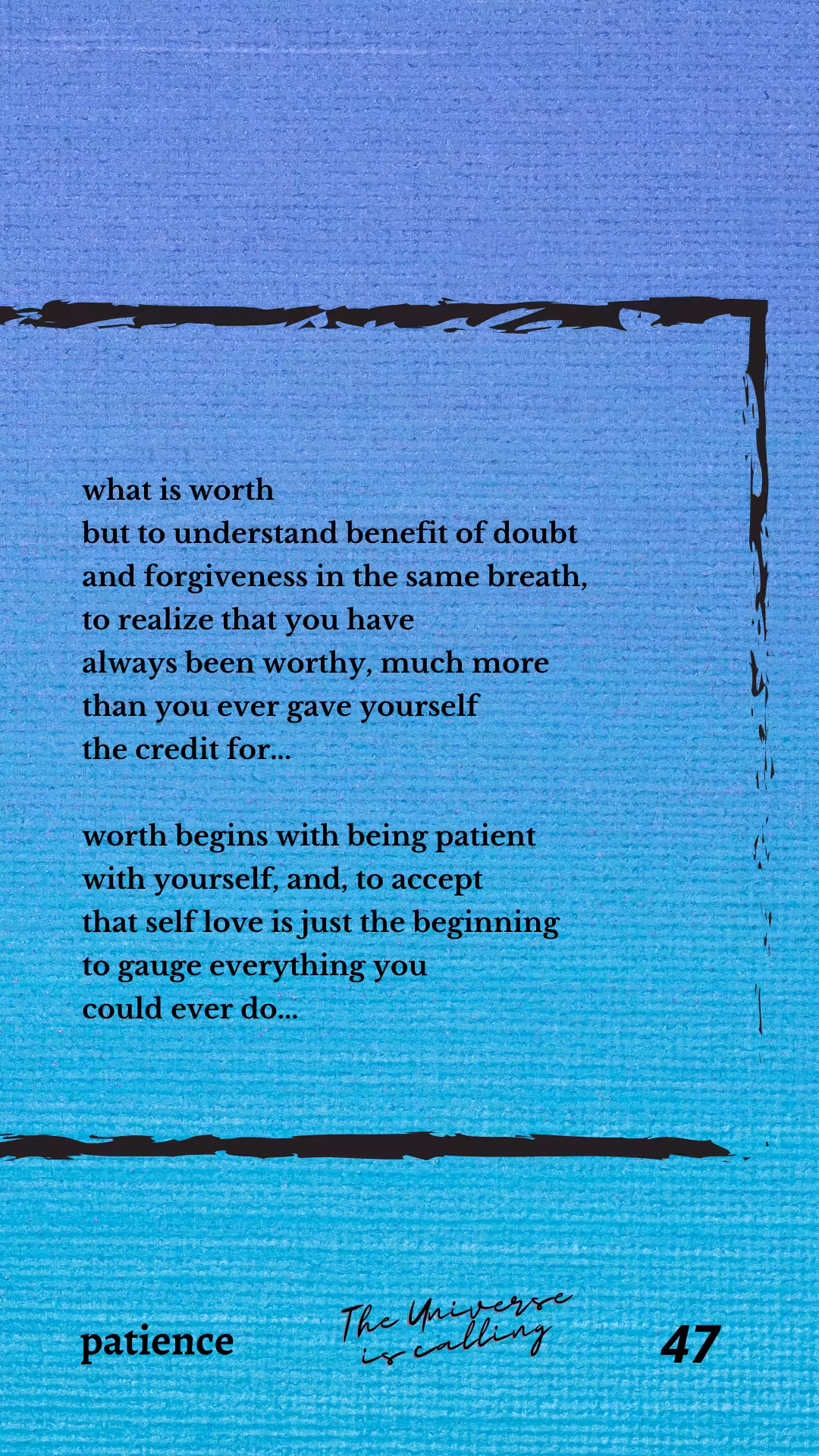 You Are Worthy