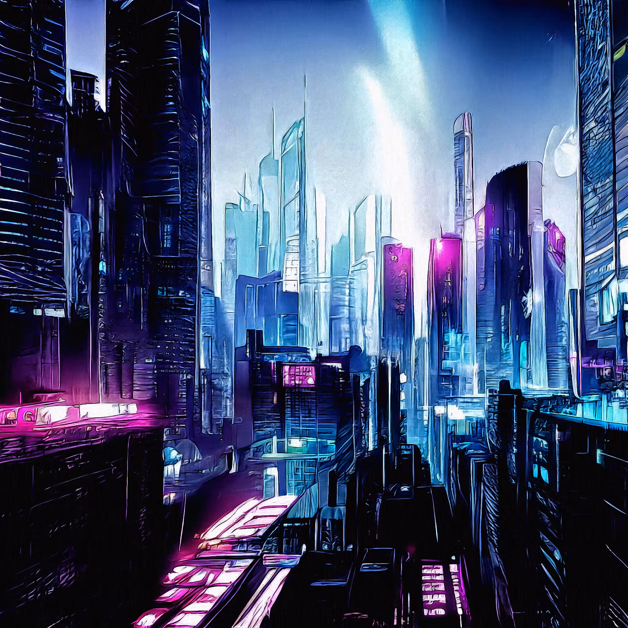 AI Cities: Punkcity 9